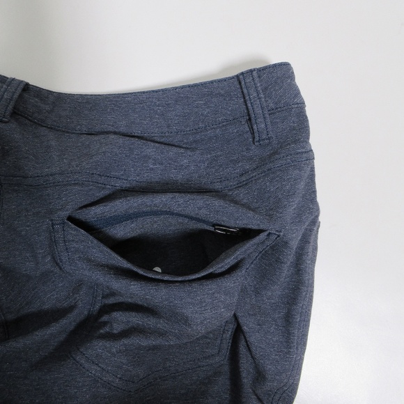 Lululemon Men's ABC Pant Slim *Tech Canvas 33" Heathered Deep Navy Size 34 - Picture 11 of 12